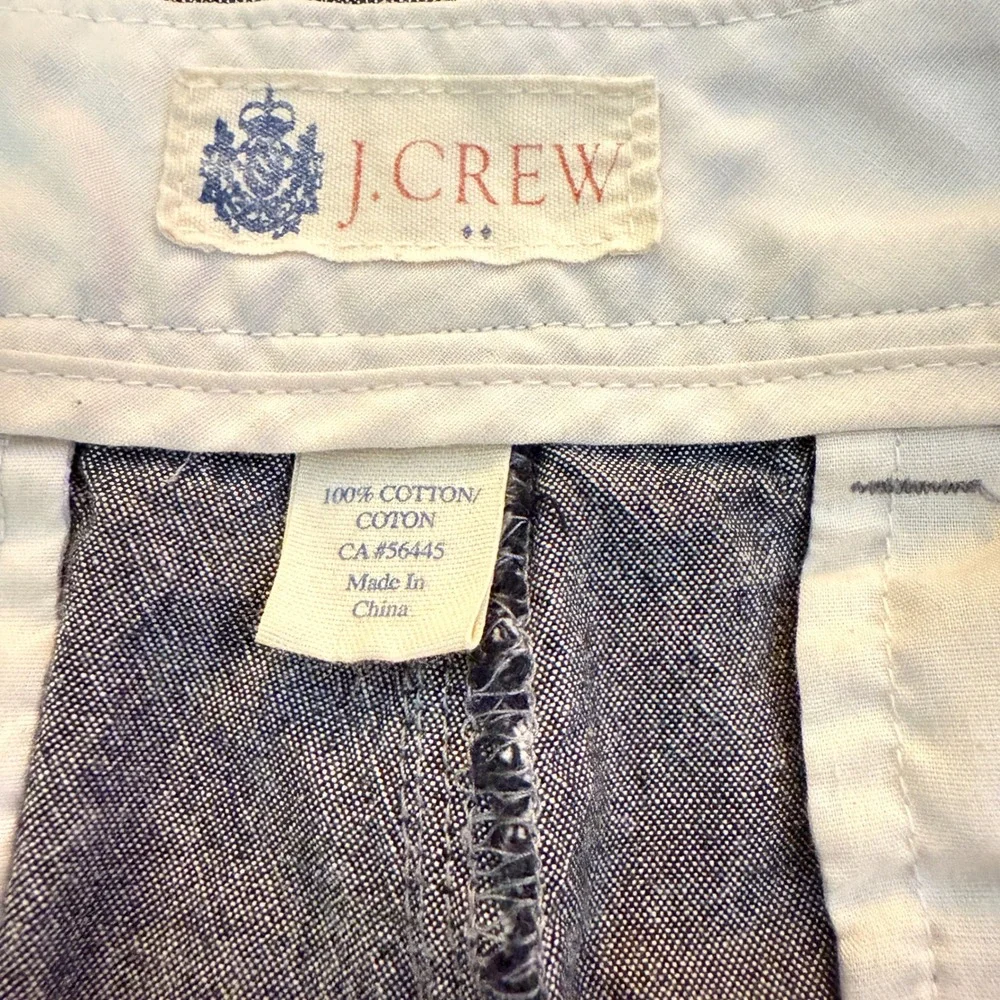 J.Crew Cotton Chambray Shorts Bundle‎ Size 34 • Gray + Red Classic Fit